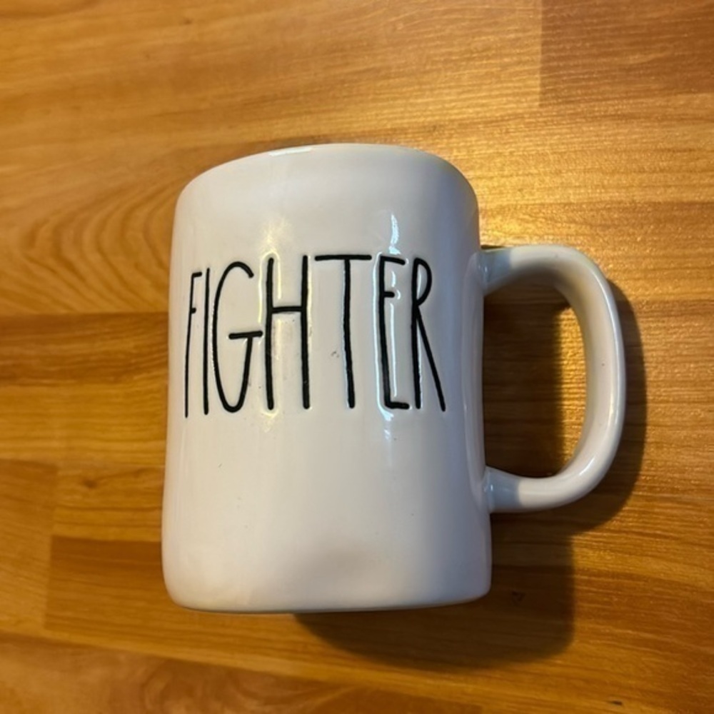 COPY - Rae Dunn mug “FIGHTER”